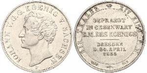 1 Талер Королівство Саксонія (1806 - 1918) Срібло John of Saxony