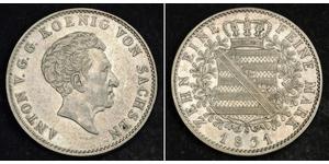 1 Талер Королівство Саксонія (1806 - 1918) Срібло 