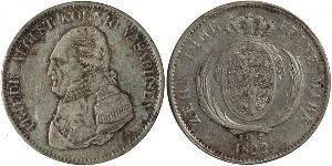 1 Талер Королівство Саксонія (1806 - 1918) Срібло Фрідріх Август І Саксонський