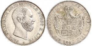 1 Талер Липпе-Детмольд (1123 - 1918) Срібло Leopold III, Prince of Lippe
