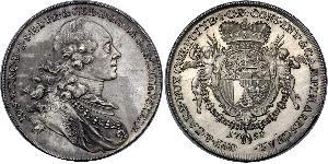 1 Талер Ліхтенштейн (1719 - ) Срібло Joseph Wenzel of Liechtenstein (1696 - 1772)