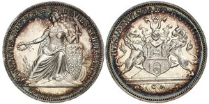 1 Талер Провінція Ганновер (1868 - 1946) Срібло 