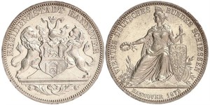 1 Талер Провінція Ганновер (1868 - 1946) Срібло 