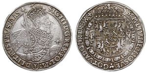 1 Талер Річ Посполита (1569-1795) Срібло Сигизмунд III