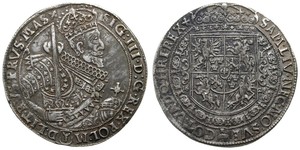 1 Талер Річ Посполита (1569-1795) Срібло Сигизмунд III