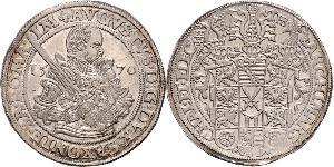 1 Талер Саксонія (курфюрство) (1356 - 1806) Срібло 