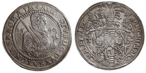 1 Талер Саксонія (курфюрство) (1356 - 1806) Срібло 