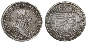 1 Талер Священна Римська імперія (962-1806) Срібло 