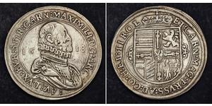 1 Талер Священна Римська імперія (962-1806) Срібло Maximilian III, Archduke of Austria (1558 – 1618)