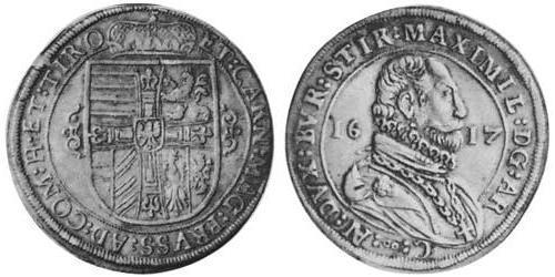 1 Талер Священна Римська імперія (962-1806) Срібло 