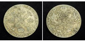 1 Талер / 1 Крона Австрийские Нидерланды (1713-1795) Серебро Maria Theresa of Austria (1717 - 1780)