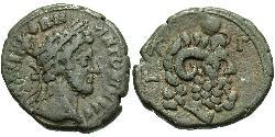 1 Тетрадрахма Римская империя (27BC-395) Бронза Коммод (161-192)