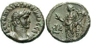 1 Тетрадрахма Римская империя (27BC-395) Бронза Галлиен (218-268)