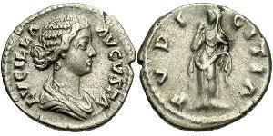 1 Тетрадрахма Римская империя (27BC-395) Бронза Lucilla (148-182)
