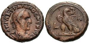 1 Тетрадрахма Римская империя (27BC-395) Бронза Деций Траян (201-251)