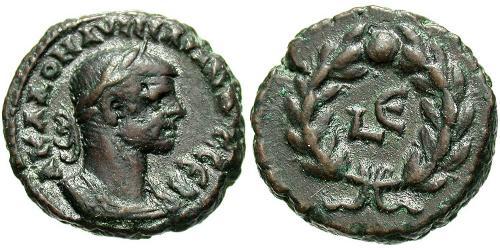 1 Тетрадрахма Римская империя (27BC-395) Бронза Аврелиан (215-275)