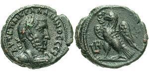 1 Тетрадрахма Римська імперія (27BC-395) Бронза Галліен (218-268)