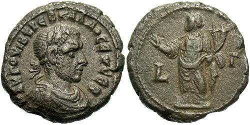 1 Тетрадрахма Римська імперія (27BC-395) Бронза Требоніан Галл (206-253)