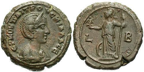 1 Тетрадрахма Римська імперія (27BC-395) Бронза Herennia Etruscilla (249-251)