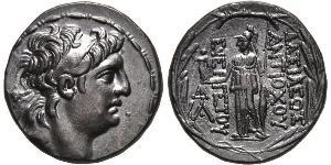 1 Тетрадрахма Государство Селевкидов (312BC-63 BC) Серебро Антиох VII Эвергет (?-129BC)