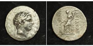 1 Тетрадрахма Государство Селевкидов (312BC-63 BC) Серебро Demetrius I Soter (185BC - 150BC)