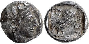 1 Тетрадрахма Древняя Греция (1100BC-330) Серебро 