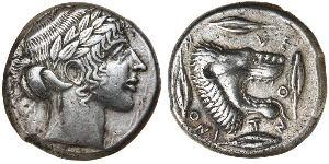 1 Тетрадрахма Древняя Греция (1100BC-330) Серебро 