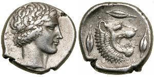 1 Тетрадрахма Древняя Греция (1100BC-330) Серебро 