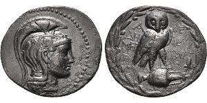 1 Тетрадрахма Древняя Греция (1100BC-330) Серебро 