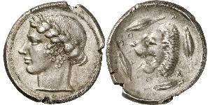 1 Тетрадрахма Древняя Греция (1100BC-330) Серебро 