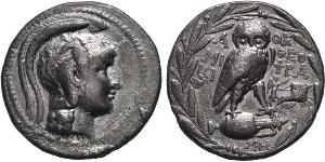 1 Тетрадрахма Древняя Греция (1100BC-330) Серебро 