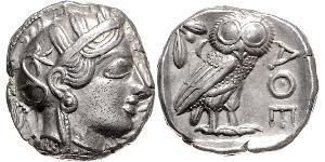 1 Тетрадрахма Древняя Греция (1100BC-330) Серебро 