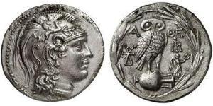 1 Тетрадрахма Древняя Греция (1100BC-330) Серебро 