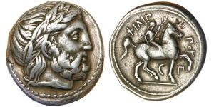1 Тетрадрахма Древняя Греция (1100BC-330) Серебро Philip II of Macedon (382 BC - 336 BC)