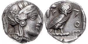 1 Тетрадрахма Древняя Греция (1100BC-330) Серебро 