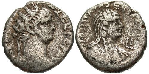 1 Тетрадрахма Римская империя (27BC-395) Серебро Нерон (37- 68)