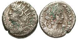 1 Тетрадрахма Римська імперія (27BC-395) Срібло Нерон (37- 68)