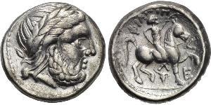 1 Тетрадрахма Стародавня Греція (1100BC-330) Срібло Philip II of Macedon (382 BC - 336 BC)