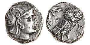 1 Тетрадрахма Стародавня Греція (1100BC-330) Срібло 