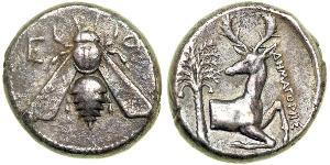 1 Тетрадрахма Стародавня Греція (1100BC-330) Срібло 