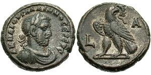 1 Тетрадрахма Римська імперія (27BC-395) Срібло (билон) Галліен (218-268)