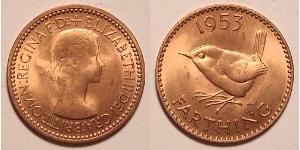 1 Фартинг Великобритания (1922-) Бронза Елизавета II (1926-2022)