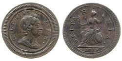 1 Фартинг Королевство Великобритания (1707-1801) Медь Георг I (1660-1727)