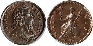 1 Фартинг Королевство Великобритания (1707-1801) Медь Георг III (1738-1820)