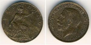 1 Фартинг Соединённое королевство Великобритании и Ирландии (1801-1922) Медь Георг V (1865-1936)