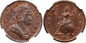 1 Фартінг Королівство Великобританія (1707-1801) Мідь Георг III (1738-1820)