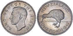 1 Флорін Нова Зеландія Нікель/Мідь Георг VI (1895-1952)