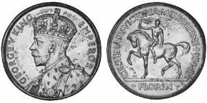 1 Флорин Австралия (1939 - ) Серебро Георг V (1865-1936)