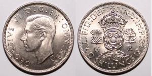 1 Флорин Великобритания  Серебро Георг VI (1895-1952)
