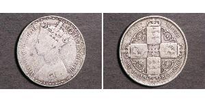 1 Флорин Соединённое королевство Великобритании и Ирландии (1801-1922) Серебро Виктория (1819 - 1901)